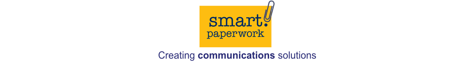 Smart Paperwork logo - Freelance communications consultant